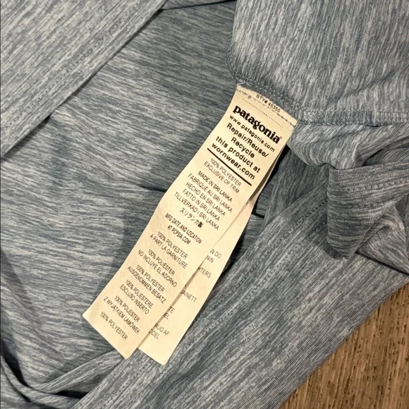 Patagonia Capilene Cool Daily Reef The Rigs graphic shirt men’s sz L - Picture 8 of 9